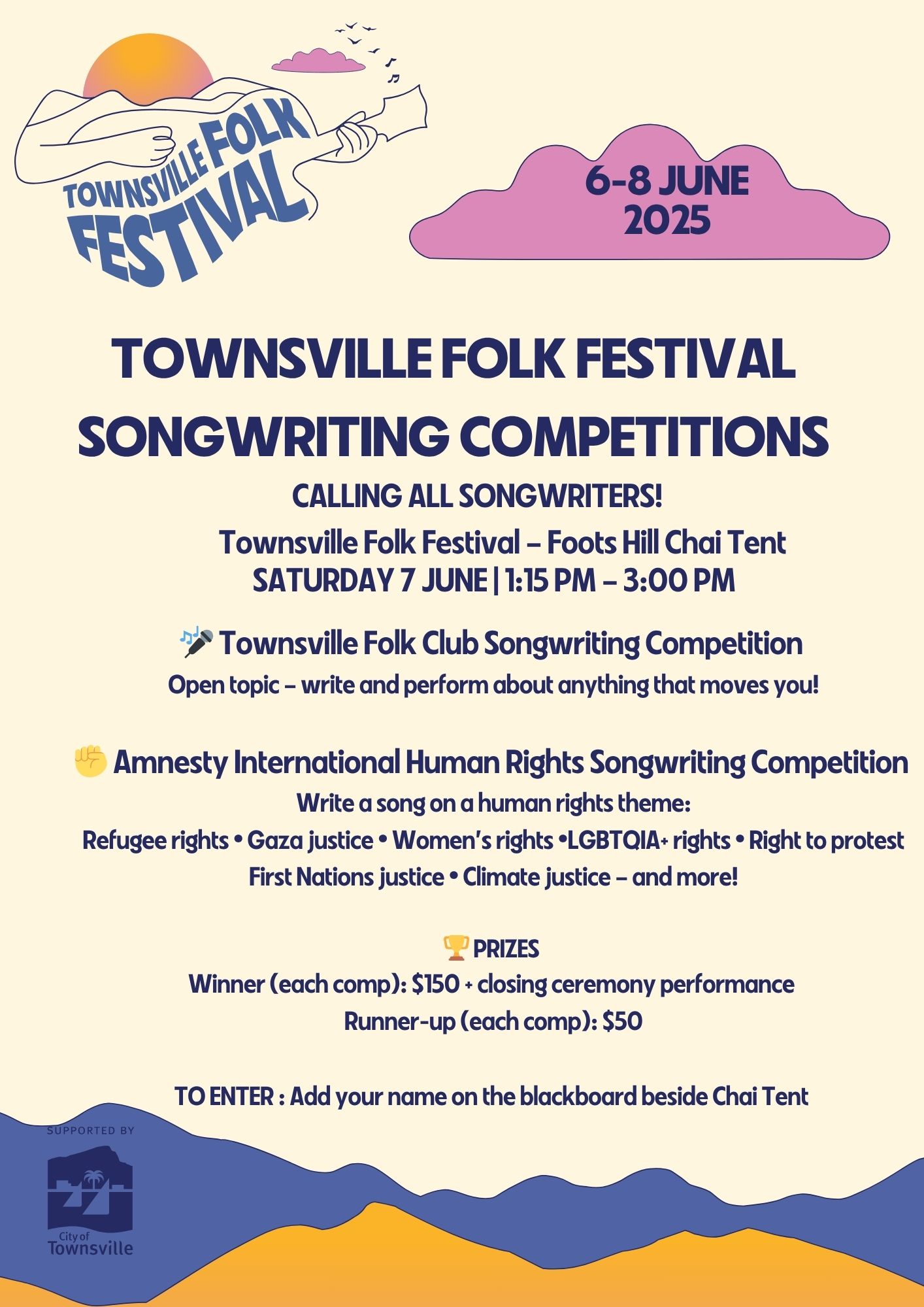Townsville Folk Festival Songwriters Competition