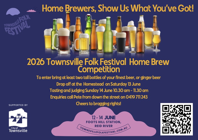 Townsville Folk Festival Homestead Homebrew Competition 2025